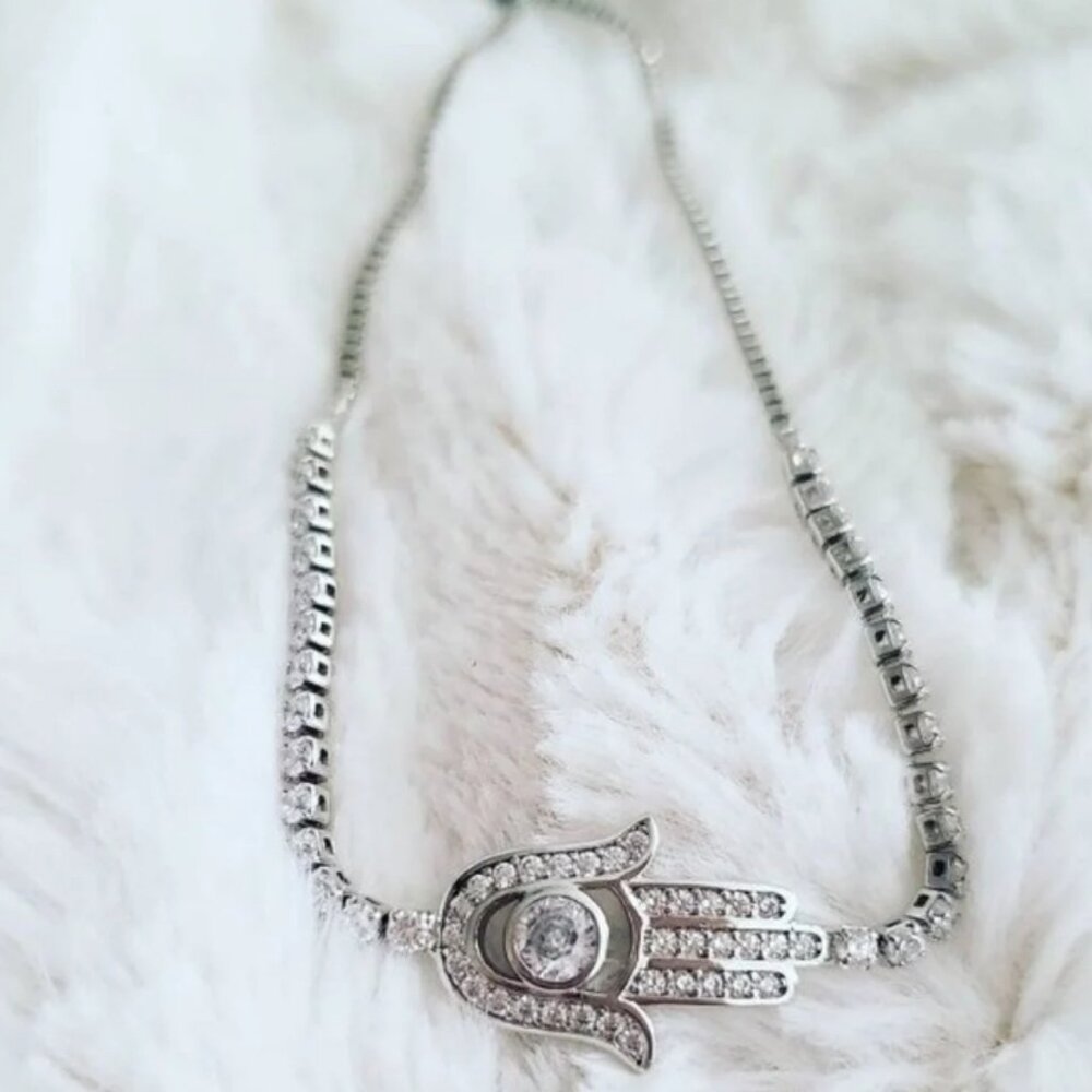 Hamsa adjustable bracelet